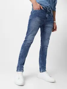 Urbano Fashion Men Skinny Fit Heavy Fade Stretchable Cotton Jeans