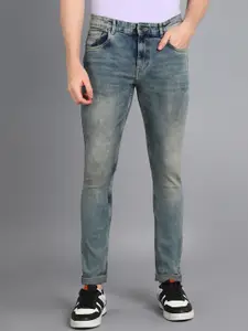 Urbano Fashion Men Skinny Fit Heavy Fade Stretchable Cotton Jeans