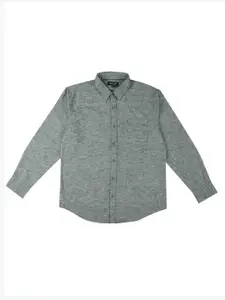 Gini and Jony Boys Self Design Cotton Casual Shirt