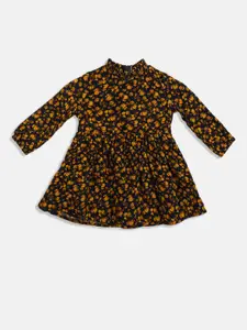 Tommy Hilfiger Girls Floral Printed Fit and Flare Dress