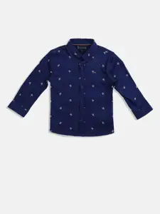Tommy Hilfiger Boys Printed Cotton Casual Shirt