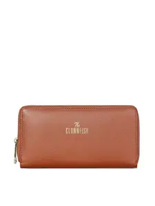 THE CLOWNFISH Monalisa Women Leather Zip Around Wallet