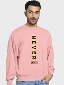 Bewakoof Men Fleece Printed Sweatshirt