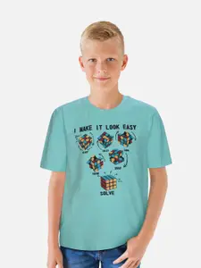 Gini and Jony Boys Printed Extended Sleeves T-shirt