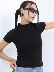 KETCH Women Ribbed Acrylic Pullover