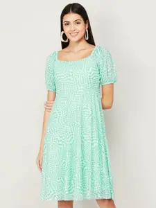CODE by Lifestyle Checked A-Line Dress