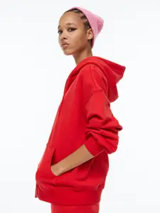 H&M Women Oversized Zip-Through Hoodie