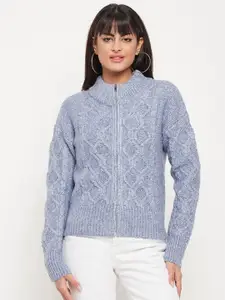 Madame self design Cardigan Acrylic Sweaters