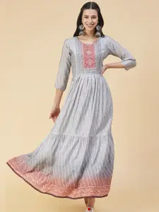 FASHOR Women Ethnic Motifs Maxi Maxi Dress