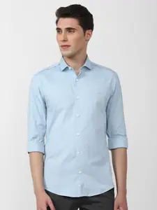 Peter England Men Slim Fit Cotton Casual Shirt