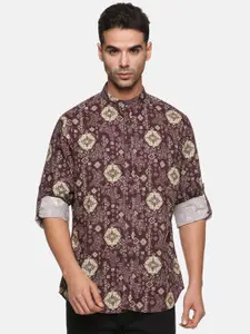 DON VINO Men Relaxed Slim Fit Printed Cotton Casual Shirt