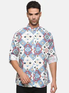 DON VINO Men Relaxed Slim Fit Printed Cotton Casual Shirt