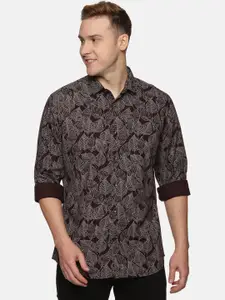 DON VINO Men Relaxed Slim Fit Floral Printed Cotton Casual Shirt