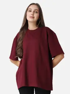 The Label Bar Women Drop-Shoulder Sleeves T-shirt