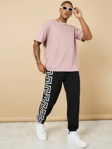 Styli Men Side Big Placement Print Relax Jogger