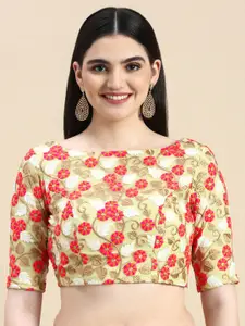 Ethnovog Ready To Wear Multicolored Embroidered Net Blouse