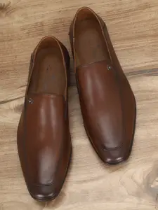 Louis Philippe Men Leather Formal Slip-On Shoes