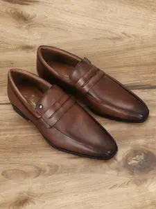 Louis Philippe Men Leather Formal Slip-On Shoes