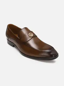 Louis Philippe Men Leather Formal Slip-On Shoes
