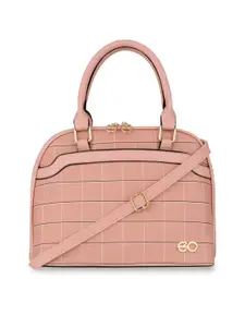 E2O Checked PU Structured Satchel