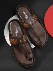 Azzaro Black Men Ethnic Comfort Sandals