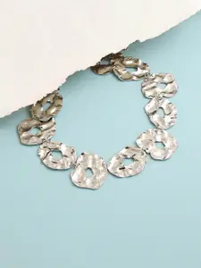 SOHI Silver-Plated Necklace