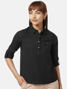 Annabelle by Pantaloons Women Solid Casual Shirt