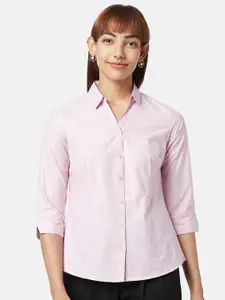 Annabelle by Pantaloons Women Solid Cotton Casual Shirt