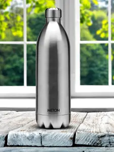 Milton Duo Dlx 1800 Double Walled Thermosteel Stainless Steel Bottle With Bag- 1.8 L