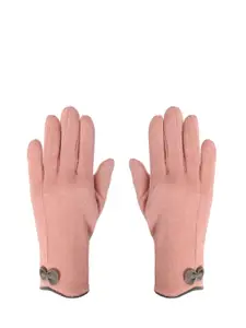FabSeasons Women Acrylic Touchscreen Index Finger Winter Gloves
