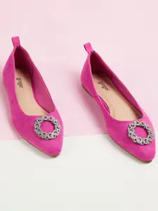 Ginger by Lifestyle Women Embellished Ballerinas Flats