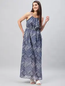 RARE Ethnic Motifs Georgette Maxi Dress
