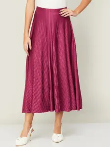 CODE by Lifestyle Midi-Length Flared Skirt