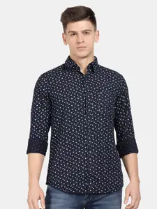 t-base Men Printed Casual Shirt