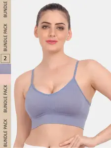 Amour Secret Pack of 2 Lightly Padded Non Wired Bra