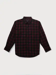 Gini and Jony Boys Buffalo Checked Casual Shirt