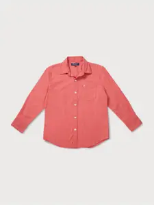 Gini and Jony Boys Cotton Solid Casual Shirt