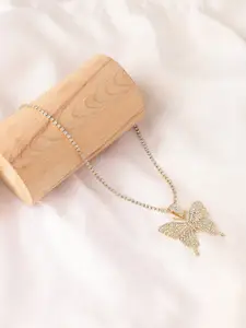 SOHI Women Gold-Plated Necklace