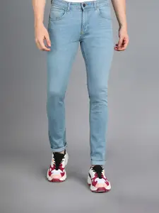 Urbano Fashion Men Skinny Fit Light Fade Stretchable Cotton Jeans
