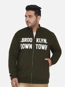 John Pride Men Plus Size Printed Fleece Sweatshirt