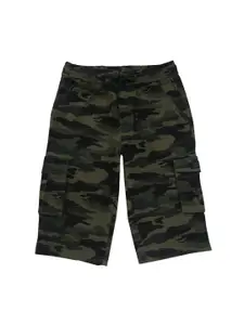Gini and Jony Boys Camouflage Printed Cargo Shorts