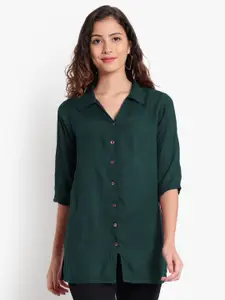 Indietoga Women Longline Casual Shirt