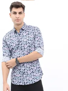 HIGHLANDER Men Slim Fit Floral Printed Casual Shirt