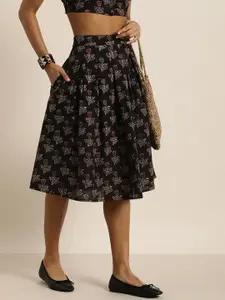 Taavi Ajarakh Printed Pure Cotton Skirt