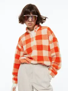 H&M H&M Women Zip-Top Teddy Sweatshirt