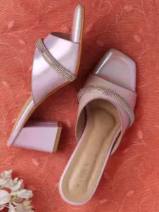 ICONICS Embellished Block Heels