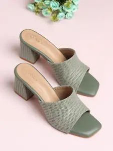 ICONICS Square Toe Block Heels