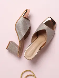 ICONICS Embellished Party Block heels