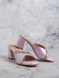 ICONICS Embellished Block Heels