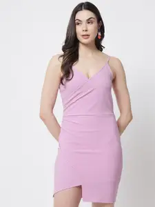 Trend Arrest Lavender Bodycon Mini Dress